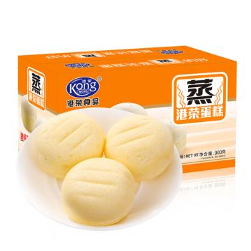 港荣 蒸蛋糕 900g 鸡蛋味