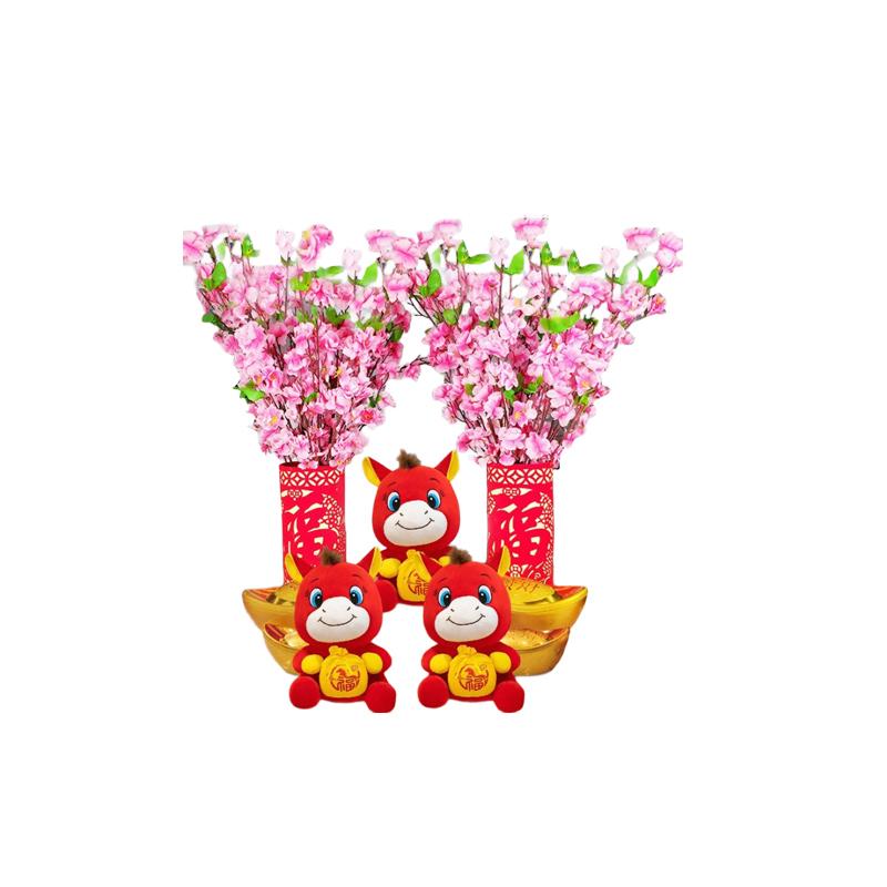 月桐 大型春节场景布置商场店铺新年小区摆件 款式51 约1.2m YT-XCSJZ14
