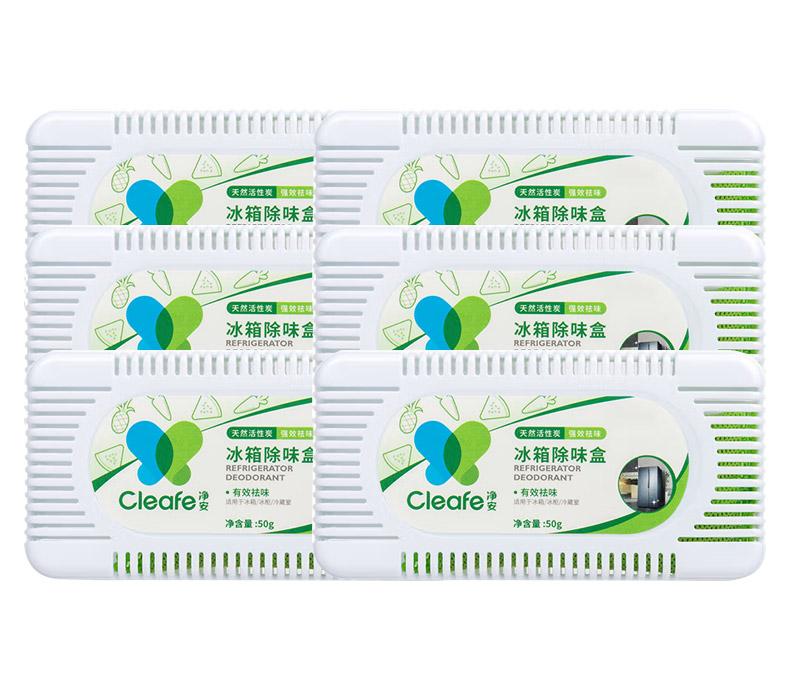 净安 除味盒 冰箱除味50g×6盒