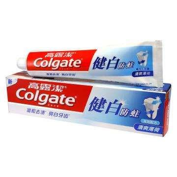 高露洁 牙膏 健白防蛀双效配方200g