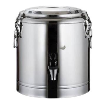 功成狮 304不锈钢保温桶带龙头款，50L，底部直径40cm外高48cm只能保温不能加热 GCTD0025