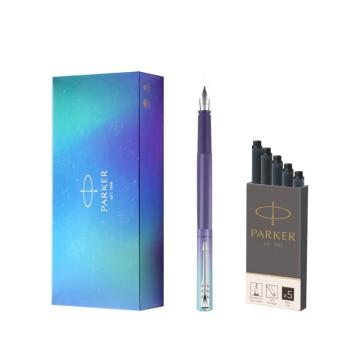 PARKER/派克 墨水笔 威雅XL欧若拉极光紫墨水笔礼盒