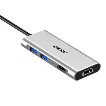 Acer/宏碁 4口拓展坞带线 USB3.0*1 USB2.0*1 HDMI*2 HY41-T4（双HDMI）