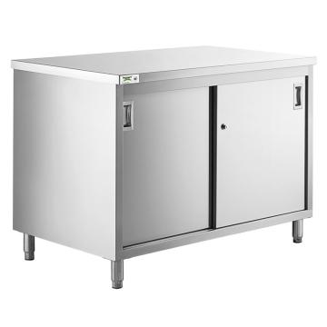 兆庭 移门柜式工作台不含安装 CT-WS-115,规格:1800×750×900mm,材质304