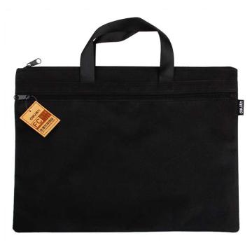 deli/得力 帆布手提袋文件袋/档案袋/公文包A4 5840 黑色（大包装）