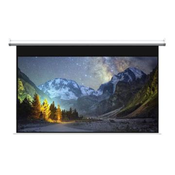 悟印像 投影幕布 120英寸电动遥控4:3 白玻纤星钻幕布