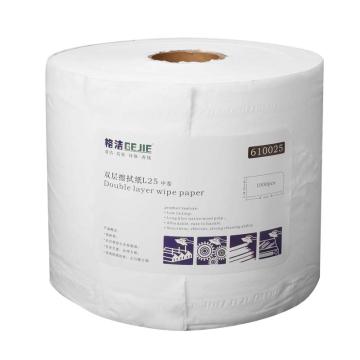 GEJIE L25双层工业擦拭纸25cm×35cm×1000张/卷 白色 610 025
