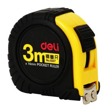 deli/得力 钢卷尺黄色 3m 8207