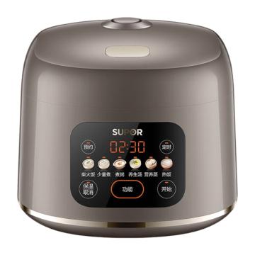 苏泊尔 豪华智能电饭煲颜色流沙棕，重3.8kg，容量4L，电压220V~50Hz SF40FC3035