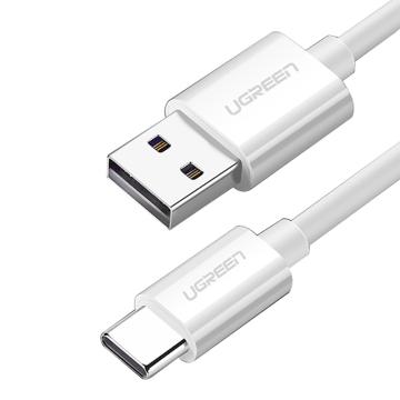 UGREEN 数据线USB2.0转Type-C数据线 0.5m 白色 US253（40887）