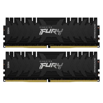 金士顿 台式机内存FURY 16GB DDR4 3200 台式机内存条 Beast野兽系列 骇客神条 带马甲 KF432C16BB1/16