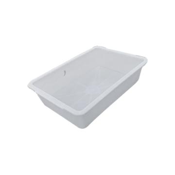 英达斯贝克 塑料方盘外尺寸:320×205×75mm 4#冷冻盘白色