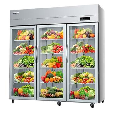 澳柯玛 立式三门冷藏冰箱，容积1380L，1级能效，直冷 VC-1380AJ