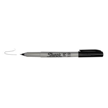 锐意 记号笔黑色 极细0.5mm 37001