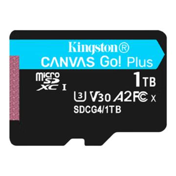 金士顿 TF（MicroSD）存储卡内存卡U3 V30 A2 4K 读速204MB/s SDCG4/1TB