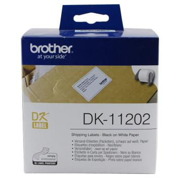 兄弟 DK色带62mm*100mm 白底/黑字（纸质300张） DK-11202