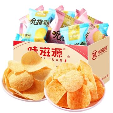 味滋源 休闲零食（一件代发） 吮指薯片原味 10g