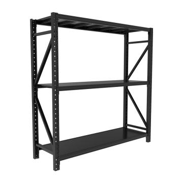 锴源 层板货架，三层，尺寸:1500×500×2000，承重200kg/层，黑色(不含安装) KY149