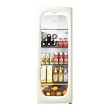 Midea 立式单门冰吧，容积160L，变频，1级能效 JC-160GEMR(E)