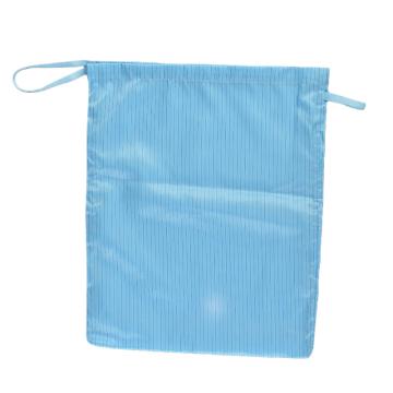 HYJJ 竖条纹单层防静电洁净布袋(30*45cm) 100D H1103蓝色