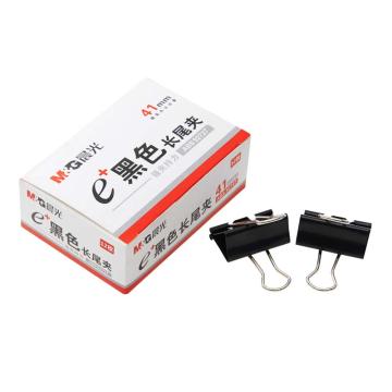 MG Eplus黑色长尾夹41mm（盒装） ABS92727