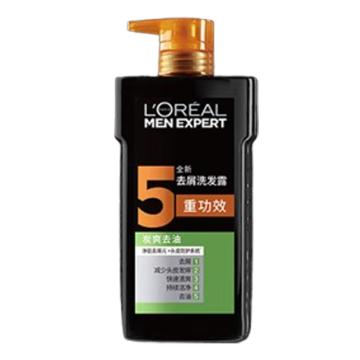 欧莱雅 男士去屑洗发水 炭爽去油  700ml