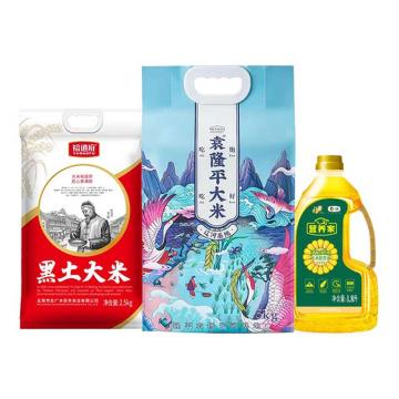 福临门 节庆组合袁隆平/裕道府（一件代发） SJ-米油套餐 1.8L+7.5kg