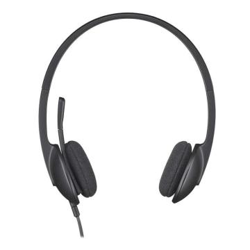 Logitech/罗技 USB耳麦USB立体声耳麦 H340