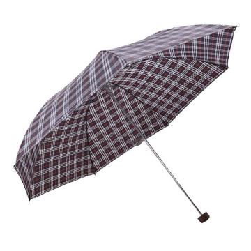 TIANTANG/天堂 苏格兰风格格子三折钢伞晴雨伞57cm*7k 339S混色