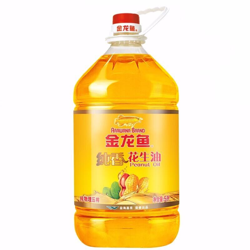 金龙鱼 食用油（一件代发） 纯香花生油-5L