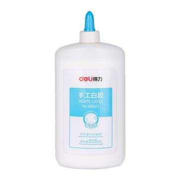 deli/得力 手工白胶DIY胶水(白色)(500ml/瓶) 68602 白