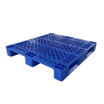 功成狮 塑料托盘，川字网格，尺寸:1200×1000×150mm，动载:1.5t，静载:4t，蓝色，加四根钢管 GHSS0174