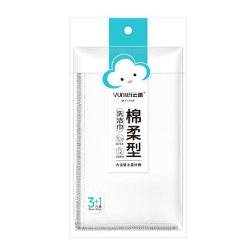 云蕾 洗洁巾棉柔型 4层（1棉）*30*30*4片