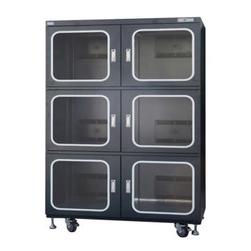 佰斯特 智能防静电低湿度六门防潮柜，外形尺寸(mm):1200×710×1910，蓝黑色 S-10-C