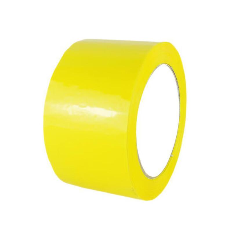 伏兴 彩色BOPP封箱胶带宽48mm*长100y，黄色 A2431