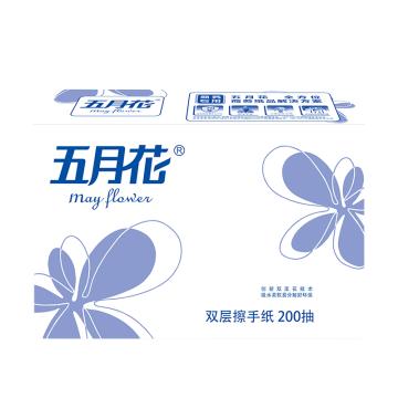 五月花 双层200抽擦手纸225×230mm 200抽/包 A18260S