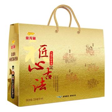 金龙鱼 调味品（一件代发） 小磨芝麻香油-220ML*4礼盒