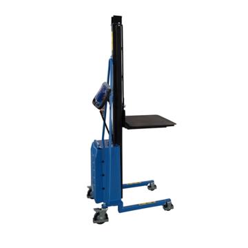 虎力 电动工位车，载重:300kg，台面尺寸605×475mm，起升高度135-1500mm，配钢质平台板 E300A