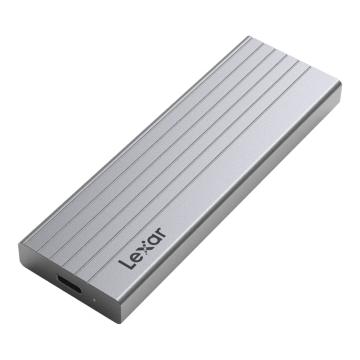 LEXAR/雷克沙 移动硬盘盒E6 M.2 NVMe移动硬盘盒 Type-C3.2接口 SSD固态硬盘外置盒 LPAE06N-RNBNG