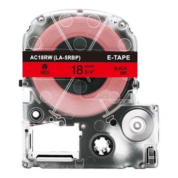 功成狮 标签色带，AC18RWGCDY0260 宽度18mm 红底黑字，适用于锦宫、爱普生标签机 GCDY0260