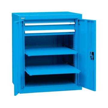 锐德 带门工具柜，外形尺寸(mm):723W×600D×1000H，2层层板2个抽屉 RDP204