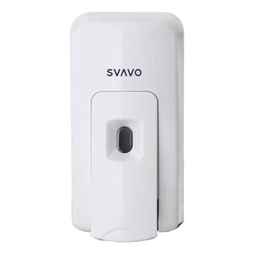 瑞沃 手动皂液器壁挂式免打孔洗手液盒600ml 滴液款 VX687白色