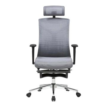 中兴 钢制脚网布办公椅办公椅电脑椅经理椅 650*620*1180/1260mm 灰色 QLZWY-04
