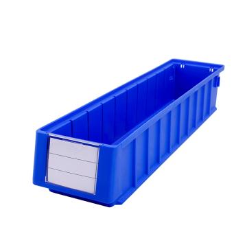 Raxwell 分隔式物料盒TK5109，外尺寸规格D×W×H(mm):500×117×90，全新料，蓝色(标签牌1+标签纸1) RHSS4544