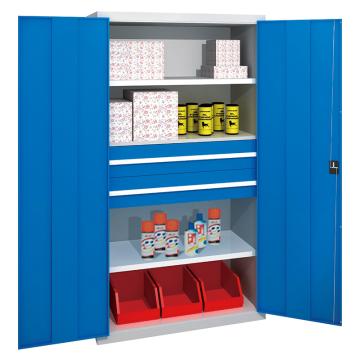POUSTO 防静电承重型工具柜，(含抽屉，不含料盒)1000×600×1800，钢板厚(mm):1.0，铝合金拉手 C-8-10H,不含安装