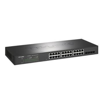 TP-LINK/普联 POE交换机24*GE+4*10G SFP+万兆上联云管理高功率POE交换机 TL-SH2428PE