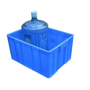 百盈塑料 塑料周转箱8号箱，外尺寸:535×415×300mm，蓝色 BY080