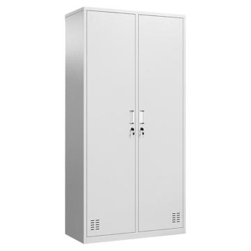 Raxwell 两门更衣柜900宽*500深*1850高 灰白色 0.8mm厚度 6个/组 RFCA0091