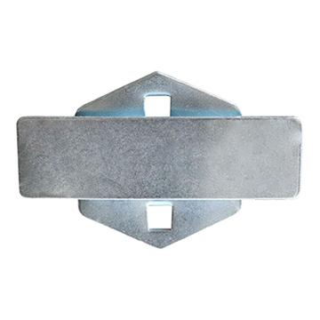 功成狮 零件盒挂片，适用孔距10*10mm，孔边距28mm，孔中心间距38mm的挂板50mm GHWT0015
