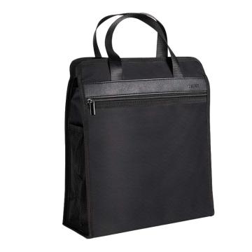 deli/得力 竖版公文包黑色 牛津布 63760